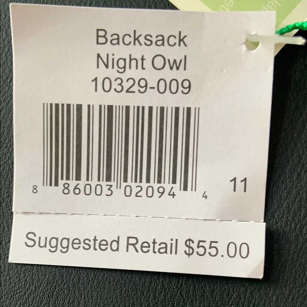 Vera Bradley Night Owl Quilted Drawstring Backpack NWT Travel Bag
